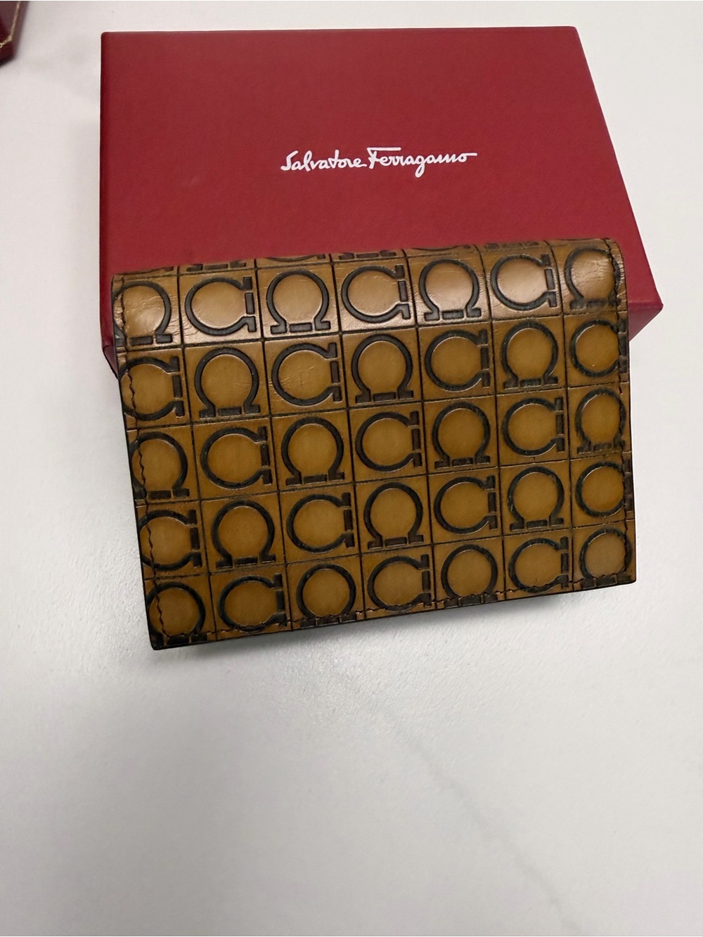 Ferragamo Brown Leather Wallet
